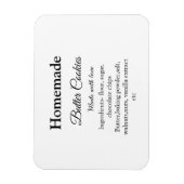 Zelfgemaakte boterkoekjes gemaakt met liefde en te magneet (Verticaal)