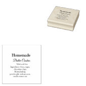 Zelfgemaakte boterkoekjes gemaakt met liefde en te rubberstempel (Gestempeld)