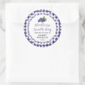 Zelfgemaakte Braambes Crumble Reep Label (Tas)