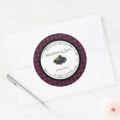 Zelfgemaakte Braambessengelei Label Sticker (Envelop)