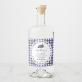 Zelfgemaakte Braamcordial Fles Etiket (Voorkant)