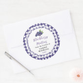 Zelfgemaakte braammuffin etiket (Envelop)