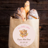 Zelfgemaakte Brood Label Sticker