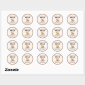 Zelfgemaakte Brood Stickers | Labels met Gebakken  (Vel)