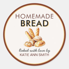Zelfgemaakte Brood Stickers | Labels met Gebakken