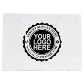 Zelfgemaakte cadeautas met uw bedrijfslogo Groot (Achterkant)