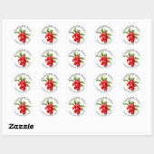 Zelfgemaakte canningbusiness Cranberry-sap drank e Ronde Sticker (Vel)