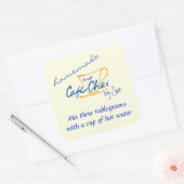 Zelfgemaakte Chai Thee Cadeau Labels door U (Envelop)