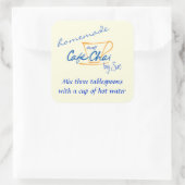 Zelfgemaakte Chai Thee Cadeau Labels door U (Tas)