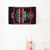 Zelfgemaakte chili saus spandoek (Insitu)