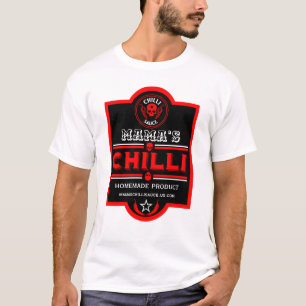 Zelfgemaakte chili saus t-shirt
