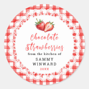 Zelfgemaakte Chocolade Bes Label