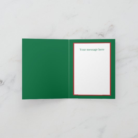 Zelfgemaakte chocolade chip koekjes aanpasbaar feestdagen kaart (Binnen)