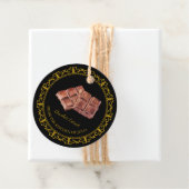 zelfgemaakte chocolade extract hang Label (In situ)