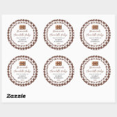 Zelfgemaakte Chocolade Fudge Label (Vel)