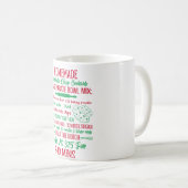 Zelfgemaakte chocoladeschilfers koekjes koffiemok (Voorkant rechts)