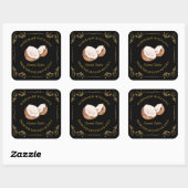  zelfgemaakte Coconut Butter Square Label (Vel)