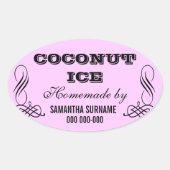 Zelfgemaakte conserven jam jar stickers (Voorkant)