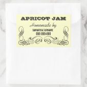 Zelfgemaakte conserven jam jar stickers (Tas)