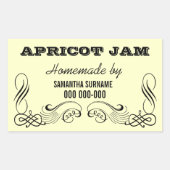 Zelfgemaakte conserven jam jar stickers (Voorkant)