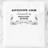 Zelfgemaakte conserven jam jar stickers (Tas)