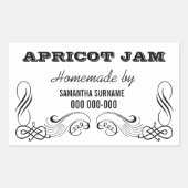 Zelfgemaakte conserven jam jar stickers (Voorkant)