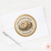 Zelfgemaakte Cookie Product Sticker Etiket (Envelop)