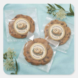 Zelfgemaakte Cookie Product Sticker Etiket