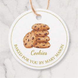 Zelfgemaakte cookies Favoriet Tags | Wit Bedankjes Labels