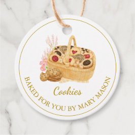 Zelfgemaakte cookies Favoriet Tags | Wit Bedankjes Labels