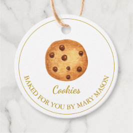Zelfgemaakte cookies Favoriet Tags | Wit Bedankjes Labels