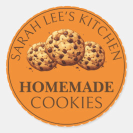 Zelfgemaakte cookies Label Sticker