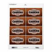 Zelfgemaakte cookies van YOU Labels (Full Sheet)