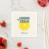 Zelfgemaakte Cream Love Limoncello Liquor Servet (Insitu)