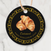  zelfgemaakte croissant hang Label (Voorkant)