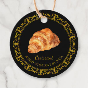 zelfgemaakte croissant hang Label