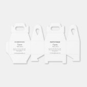 Zelfgemaakte cupcakes gemaakt met liefde tekst toe bedankdoosjes (Uitgevouwen)