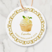  zelfgemaakte cupcakes hangen Label (Voorkant)