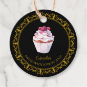  zelfgemaakte cupcakes hangen Label (Voorkant)