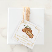  Zelfgemaakte Datum Jam Square Hang Label (In situ)