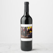 Zelfgemaakte Drink Wijn Etiket (Voorkant)