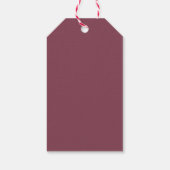 Zelfgemaakte druivenjam Voorraadlabels met rode dr Cadeaulabel (Achterkant)
