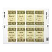 Zelfgemaakte eierpunch gepersonaliseerde rand etiket (Full Sheet)