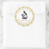 Zelfgemaakte Elderberry Jam Label l Wit (Tas)