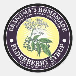  Zelfgemaakte Elderberry Label Sjabloon