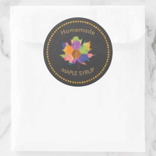 Zelfgemaakte esdoornsiroop Sticker (Tas)