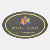 Zelfgemaakte esdoornsiroop Sticker (Voorkant)