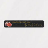 Zelfgemaakte Fig Jam Thin Label (Design 1)