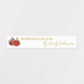 Zelfgemaakte Fig Jam Thin Label (Design 2)