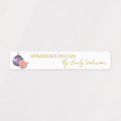 Zelfgemaakte Fig Jam Thin Label (Design 1)